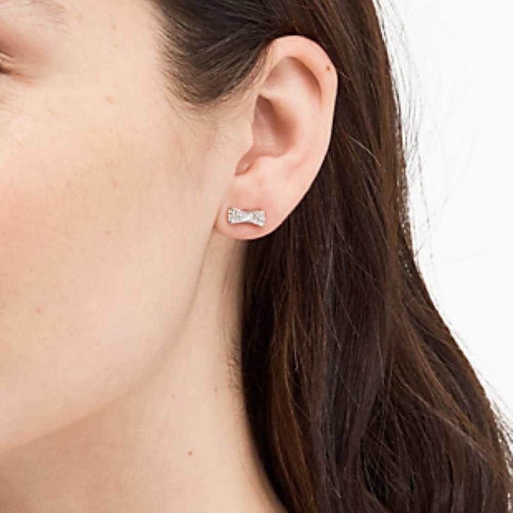 KATE SPADE Pave Bow Earrings - Picture 2 of 3